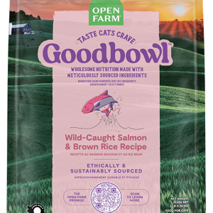 Goodbowl™ Wild-Caught Salmon & Brown Rice Cat Kibble