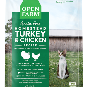 Homestead Turkey & Chicken Grain-Free Cat Kibble