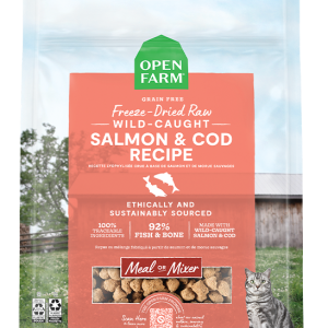 Wild-Caught Salmon & Cod Freeze Dried Raw Morsels for Cats