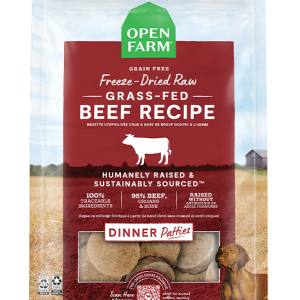 Grass-Fed Beef Freeze Dried Raw Patties for Dogs